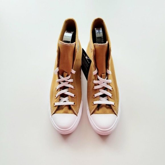 Converse Chuck Taylor All Star Hi Wheat Turbo Green White Women's 5.5 - Picture 3 of 6